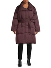 AVEC LES FILLES PLUS BELTED PUFFER COAT,0400011549323