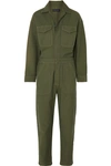 CITIZENS OF HUMANITY MARTA COTTON-CANVAS JUMPSUIT