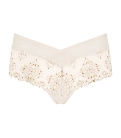 CHANTELLE CHAMPS ELYSEES FLORAL EMBROIDERY BRIEFS,15049362