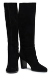 SERGIO ROSSI SUEDE KNEE BOOTS,3074457345621265915