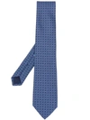 FERRAGAMO SILK GANCINI-PRINT TIE