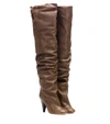 ISABEL MARANT LIKITA LEATHER OVER-THE-KNEE BOOTS,P00409070