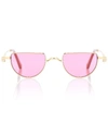 CHLOÉ CARLINA ROUND SUNGLASSES,P00430216