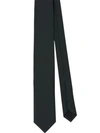 Prada Pinpoint Print Tie In Grey