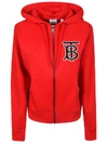 BURBERRY AUBREE ZIPPED HOODIE,11107520