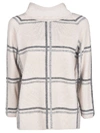 BRUNO MANETTI CHECK KNITTED TOP,11106554