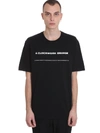 UNDERCOVER T-SHIRT IN BLACK COTTON,11106423