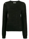 ISABEL MARANT ÉTOILE LONG-SLEEVE FITTED SWEATER