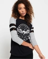 SUPERDRY LACE INSERT BASEBALL TOP,210302550045102A025