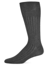 Marcoliani Men's 3-pack Essence Of Cotton Cotton-blend Dress Socks In Charcoal