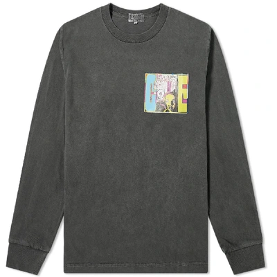 Cav Empt Long Sleeve Md Think Tank Tee In Grey