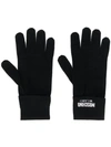 MOSCHINO LOGO KNITTED GLOVES