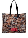 KENZO TIGER EMBROIDERED TOTE BAG