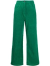 COTÉLAC CORDUROY FLARED TROUSERS