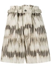 ISABEL MARANT high waisted tie-dye shorts