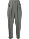 JW ANDERSON CHECK PATTERN TROUSERS