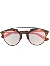 Dior So Real Logo Sunglasses In Brown