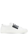 MSGM LOGO PRINT LOW-TOP SNEAKERS