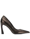 KARL LAGERFELD VENETO COURT LOGO HEELS