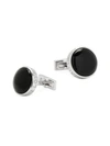 Cufflinks, Inc Ox & Bull Trading Co. I Love You Enamel & Stainless Steel Cufflinks In Black