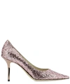 JIMMY CHOO JIMMY CHOO LOVE 85 GLITTER PUMPS