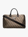 FENDI FENDI BLACK AND GOLD MANIA WEEKEND HOLDALL,7VA430A91T14185266