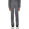 NORSE PROJECTS NORSE PROJECTS GREY WOOL AROS TROUSERS
