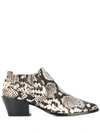Tod's Stiefeletten Mit Schlangenleder-optik In C005 Snake