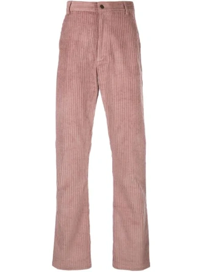 Anton Belinskiy Slim-fit Corduroy Trousers In Pink