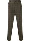 DOLCE & GABBANA CHECKERED CROPPED TROUSERS