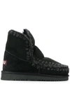 Mou Eskimo 18 Ankle Boots In Black