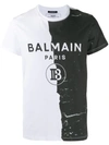 BALMAIN LOGO PRINT T-SHIRT