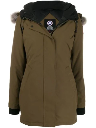 Canada Goose Victoria Parka In Green