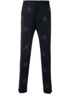 TOMMY HILFIGER EMBROIDERED SUIT TROUSERS