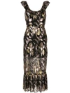 We Are Kindred Harlow Floral Midi Dress In Black
