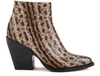 Chloé Snake-effect 95mm Ankle Boots In Eternal Grey