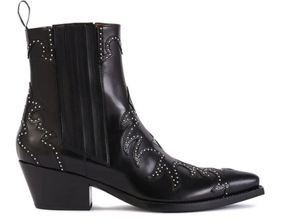 Sartore Flamme Ankle Boots In Parma Nero