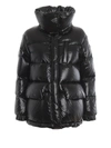 Woolrich Alquippa Channel-quilt Puffy Jacket In 100 Black