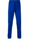 Kenzo Paris Logo Print Track Trousers In Blue