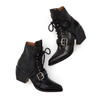 CHLOÉ LACE-UP HEELED BOOTIES