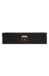 Wolf Palermo Medium Jewelry Box - Black In Black Anthracite