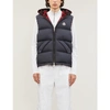 MONCLER REVERSIBLE WOOL AND SHELL-DOWN GILET