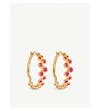 ANNOUSHKA 隐 礁 18CT 黄-金 和 蓝宝石 箍 耳环,29065094