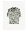 MARNI GRAPHIC-PRINT RELAXED-FIT SATIN-TWILL SHIRT