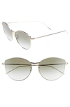 Oliver Peoples Rayette 60mm Cat Eye Sunglasses - Soft Gold Olive
