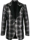 NEIL BARRETT DISTORTED CHECK BLAZER