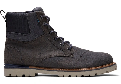 Toms Wasserdichte Graue Suede Ashland Boots Für Herren - Grösse Eu 39 Stiefel Grey