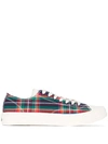 AGE TARTAN LOW-TOP trainers