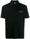 KARL LAGERFELD LOGO PATCH POLO SHIRT