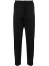 GIORGIO ARMANI SLIM TEXTURED TROUSERS